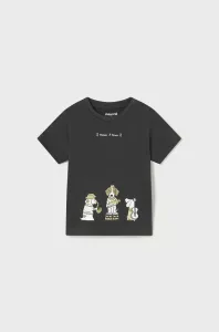 Detské bavlnené tričko Mayoral tmavomodrá farba, s potlačou #8675890