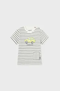 Detské bavlnené tričko Mayoral žltá farba, vzorovaný #9079174