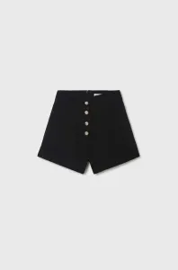 Detské krátke nohavice Mayoral čierna farba, jednofarebné #7242125