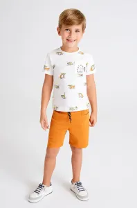 Detské krátke nohavice Mayoral oranžová farba, #6783563