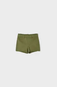 Detské krátke nohavice Mayoral zelená farba, jednofarebné, #6355107