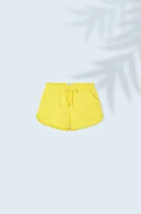 Detské krátke nohavice Mayoral žltá farba, jednofarebné #6917458