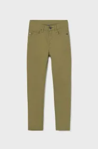 Detské nohavice Mayoral zelená farba, jednofarebné #8676150