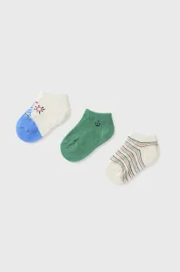 Detské ponožky Mayoral 3-pak zelená farba