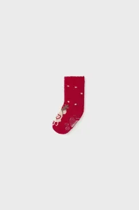 Detské ponožky Mayoral červená farba #9081471