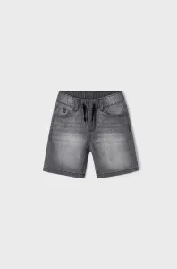 Detské rifľové krátke nohavice Mayoral šedá farba #9553117