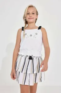 Dievčenská sukňa Mayoral čierna farba, mini, áčkový strih #6980170