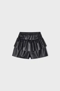 Dievčenská sukňa Mayoral čierna farba, mini, áčkový strih #8749048