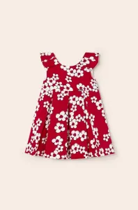 Dievčenské šaty Mayoral červená farba, mini, áčkový strih