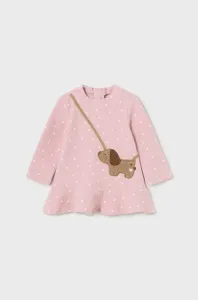 Šaty pre bábätká Mayoral ružová farba, mini, oversize