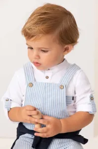 Tričko s dlhým rukávom pre bábätká Mayoral biela farba, s potlačou #8202620