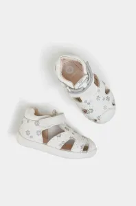 Detské kožené sandále Mayoral strieborná farba #8834608