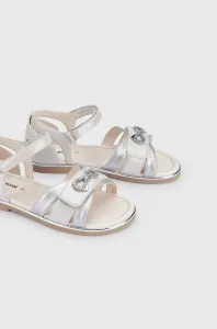 Detské sandále Mayoral strieborná farba #7579856