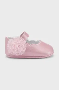 Topánky pre bábätká Mayoral Newborn ružová farba, #248694