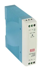 Mean Well Mdr-10-5 Power Supply, Ac-Dc, 5V, 2A