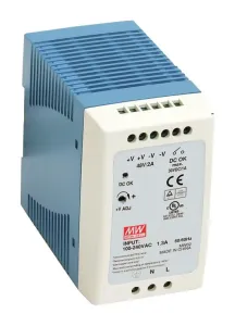 Mean Well Mdr-100-12 Power Supply, Ac-Dc, 12V, 7.5A