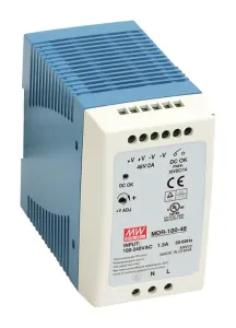Mean Well Mdr-100-48 Power Supply, Ac-Dc, 48V, 2A