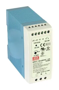 Mean Well Mdr-60-48 Power Supply, Ac-Dc, 48V, 1.25A
