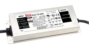 Mean Well Elg-75-24 Led Driver, Constant Current/volt, 75.6W