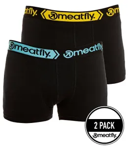 Meatfly 2 PACK - pánske boxerky Balboa Double pack Black XL