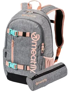 Meatfly BASEJUMPER Backpack, Pink/Grey Heather
