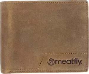 Meatfly Pánska kožená peňaženka Eliot Premium Oak