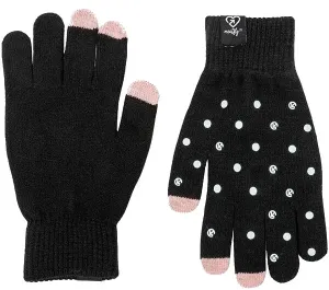 Meatfly Dámske rukavice BOYD Black Dots