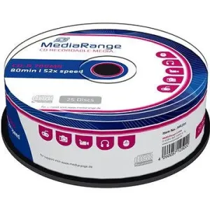 MediaRange CD-R 25 ks cakebox