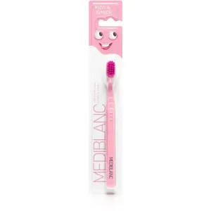 MEDIBLANC KIDS & JUNIOR Ultra Soft zubná kefka pre deti ultra soft Pink 1 ks #904324