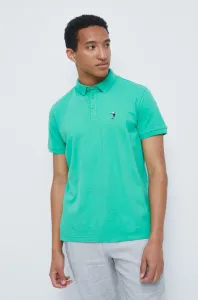 Bavlnené polo tričko Medicine zelená farba, jednofarebné #237457