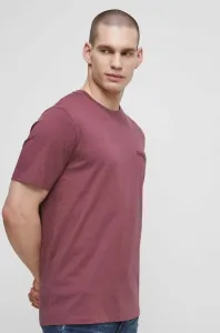 Bavlnené tričko Medicine fialová farba, jednofarebné #8734093