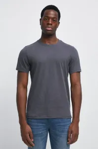 Bavlnené tričko Medicine šedá farba, jednofarebné #6362209