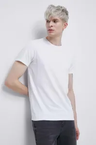 Tričko Medicine pánske, biela farba, jednofarebné #8804527