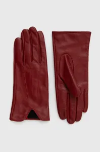 Kožené rukavice Medicine dámske, červená farba #2587430