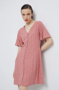Šaty Medicine ružová farba, mini, áčkový strih #9021935