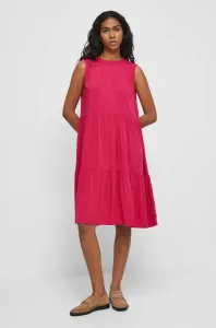 Šaty Medicine ružová farba, mini, áčkový strih #8743540