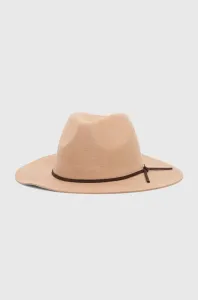 Vlnený klobúk Medicine béžová farba, vlnený #8767087