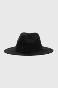 Vlnený klobúk Medicine čierna farba, vlnený