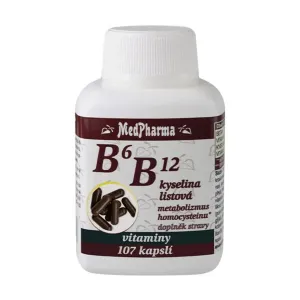 MedPharma B6, B12 + kyselina listová cps 1x107 ks