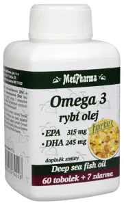 Omega 3 Rybí olej Forte (EPA 315 mg + DHA 245 mg) 67 kapsúl