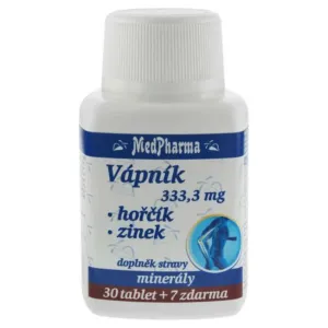 MedPharma Vápník 333,3 mg + hořčík + zinek 30 tbl. + 7 tbl. ZDARMA