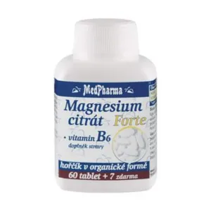 MedPharma Magnesium citrát Forte + vitamín B6 60 + 7 tablet ZD ARMA