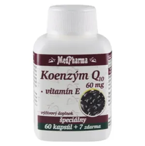 MEDPHARMA Koenzým Q10 60 mg + vitamín E 67 kapsúl