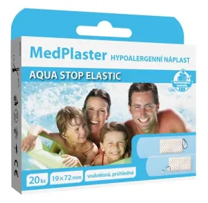 MedPlaster Náplasť Aqua stop elastic vodeodolná s vankúšikom 20 ks
