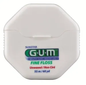 Gum Fine Flos zubná niť nevoskovaná 55 m