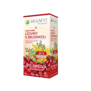 MEGAFYT Bylinková lekáreň OBLIČKY S BRUSNICOU čajová zmes (bylinný čaj) 10% brusnicovej šťavy, 20x1,5 g (30 g)