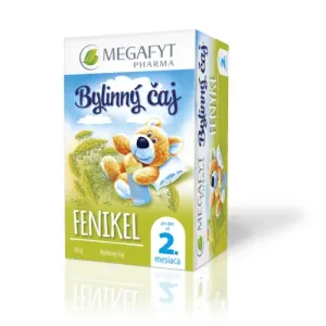 Megafyt Bylinný čaj FENIKEL pre deti od 2. mesiaca vrecúška 20 x 1.5 g