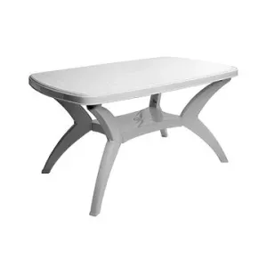 MEGA PLAST Stôl záhradný MODELLO biely 140 cm