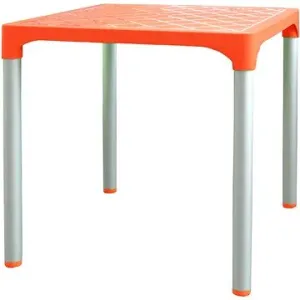 MEGAPLAST VIVA 72 × 72 × 72 cm, AL nohy, oranžový