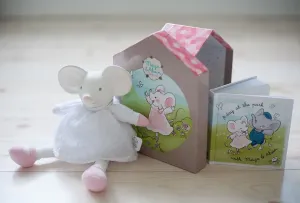 Darčekový set DELUXE knižka + hračka - myška Meiya | Meiya&Alvin